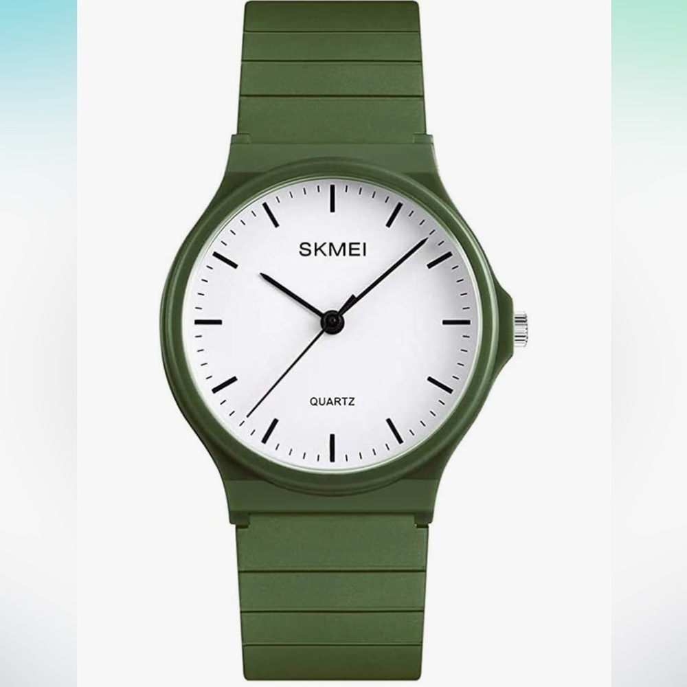 SKMEI Olive Green Quartz Watch 1419